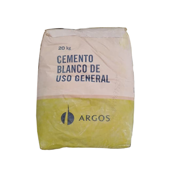 cemento blanco SACO CEMENTO BLANCO IMP ARGOS 20KG